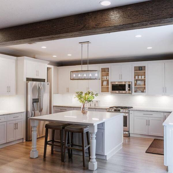 Ekena Millwork 6 in. x 8 in. x 16 ft. 3-Sided (U-Beam) Rough Sawn Premium Aged Faux Wood Ceiling Beam - image 4