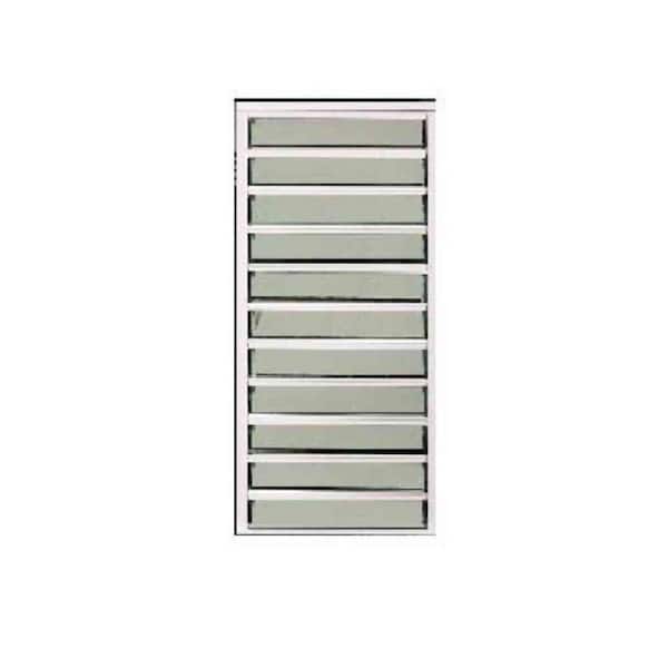 Air Master Windows and Doors 30 in. x 58.75 in. Master View Louver Awning Aluminum Windows in White