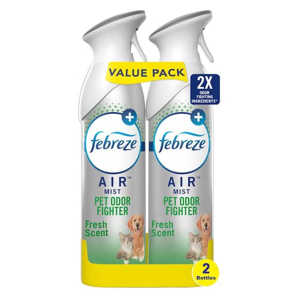 Febreze Air Pet Odor Eliminator 8.8 oz. Fresh Scent Air Freshener Spray (2 Count)