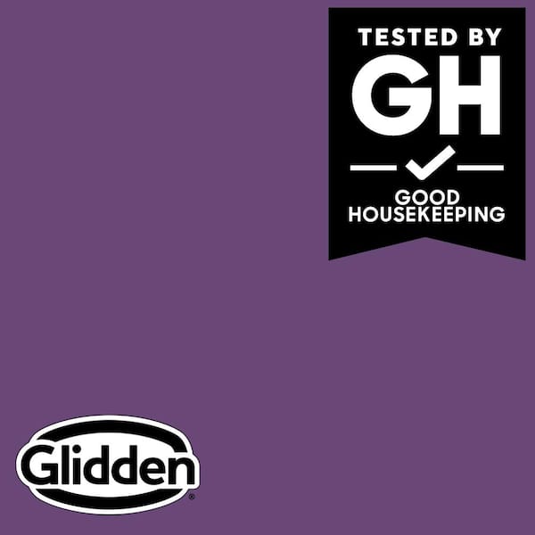 Glidden Premium 1 gal. PPG1176-7 Perfectly Purple Eggshell Interior Latex Paint