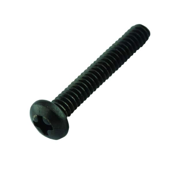 Qty 25 Black Oxide Stainless Phillips Pan Head Machine Screw  10-32 x 1/2 