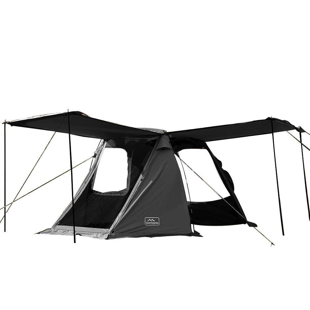 Black Vehicle SUV Car Tent, Tailgate Shade Awning Tent for Camping, Picnic,