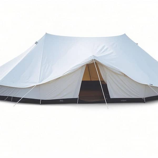 23 ft. x 16.5 ft. Beige Heavy Cotton Canvas Tent