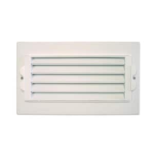 8 in. x 4 in. Plastic 1-Way Ceiling Register, White