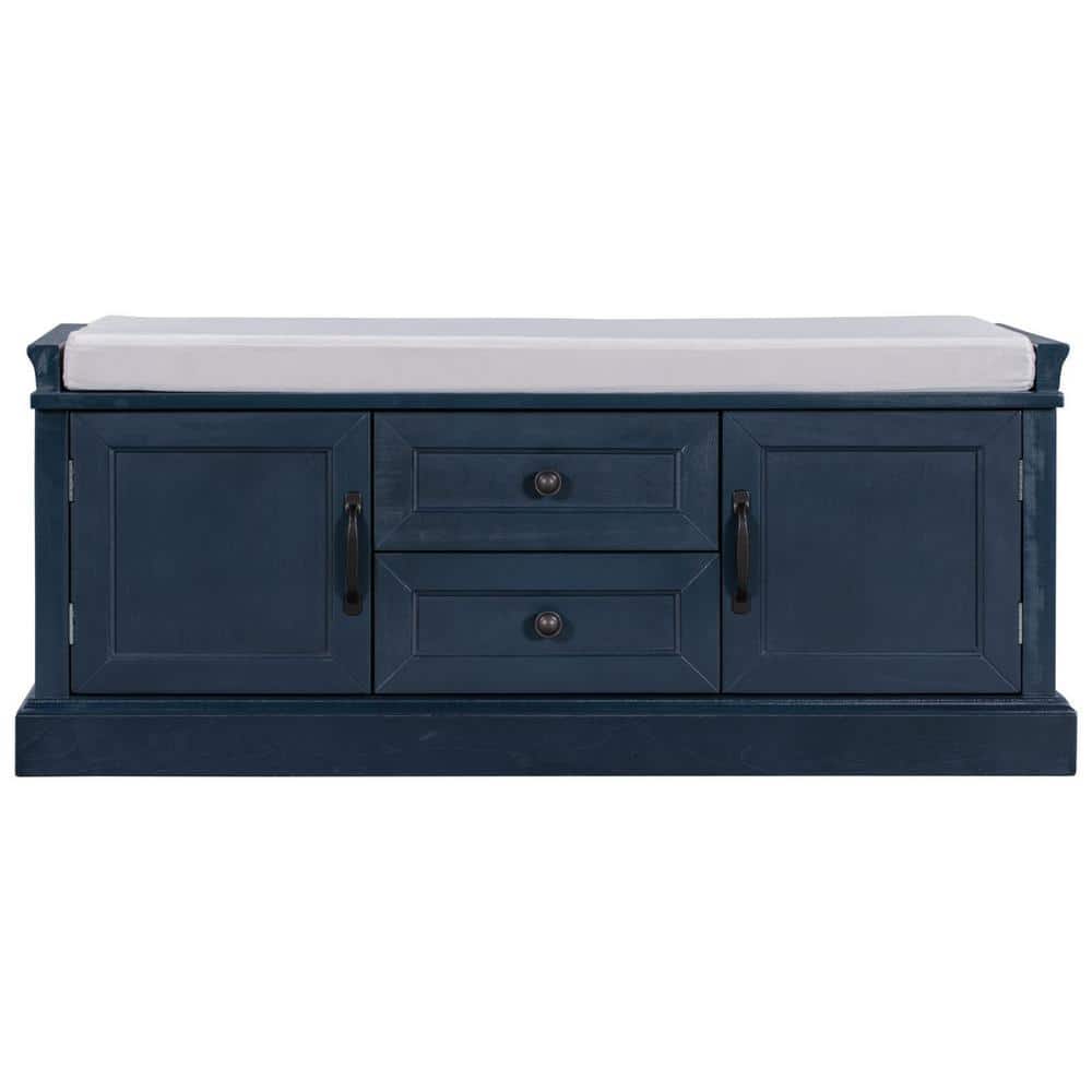 Huluwat Antique Navy Pine wood frame and legs MDF panels Shoe