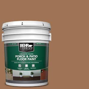 5 gal. #S240-6 Ranch Brown Low-Lustre Enamel Interior/Exterior Porch and Patio Floor Paint