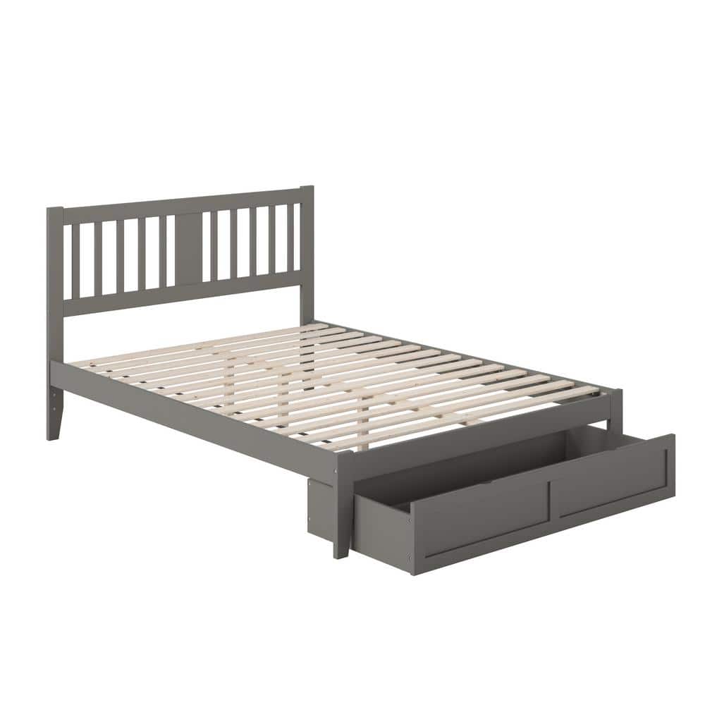 Tahoe Queen Mission-Style Bed with USB Charger and Foot Drawer
