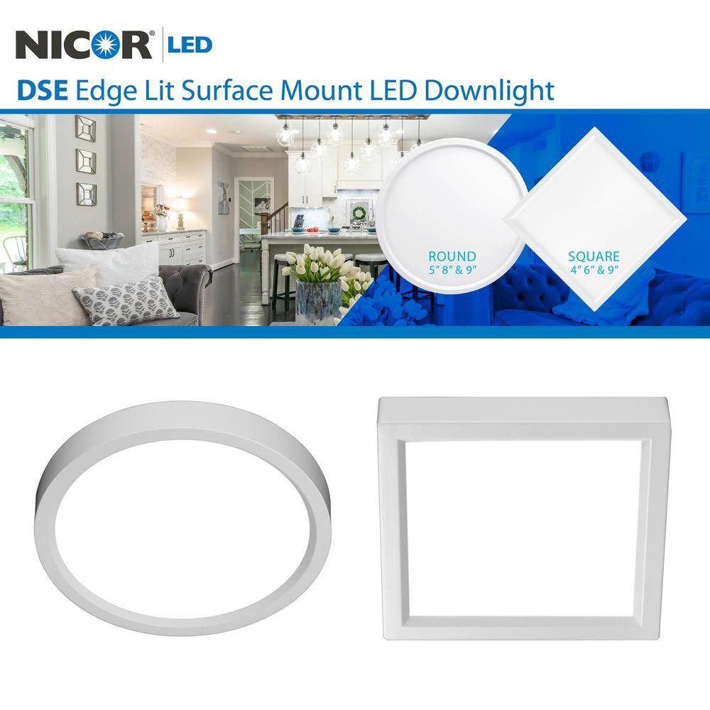 Matte White Round Aluminum LED Flush Mount Light