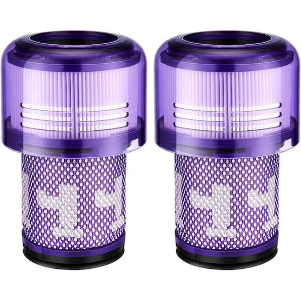 HEPA Filter Replacement Washable Reusable Vacuum Cleaner Filter with High Efficiency for Slim Cordless Vacuums (2-Pack)