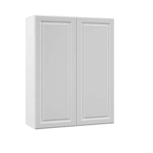 Designer Series Elgin Assembled 36x18x12 in. Wall Bridge Kitchen Cabinet in White