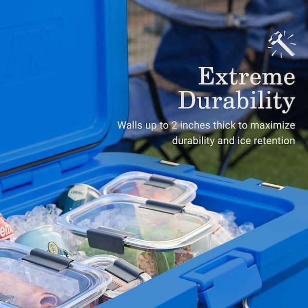 Coleman Pro 55 qt. Premium Wheeled Hard Cooler, Neptune 2193940