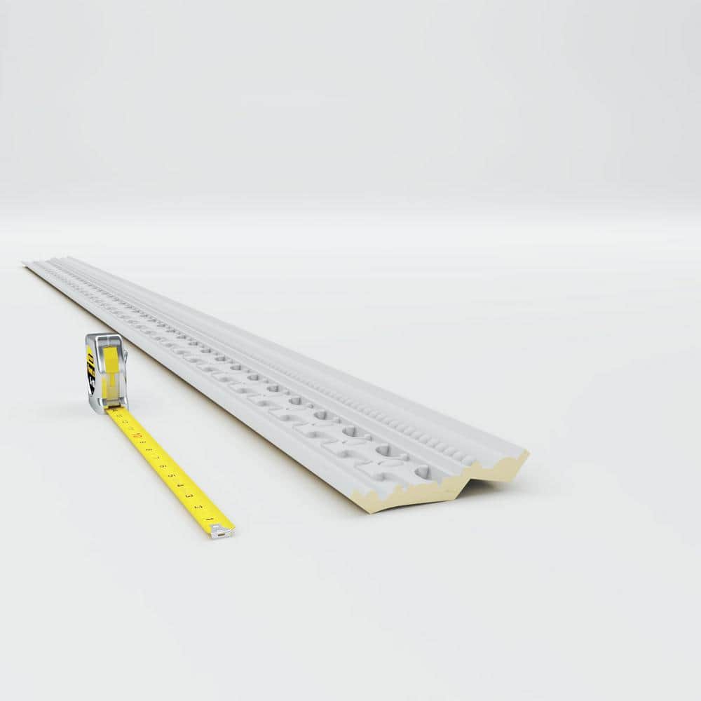 94.5" White Polyurethane Decorative Crown Moulding