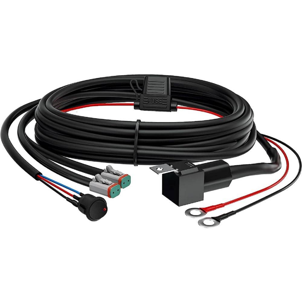 Philips Ultinon Drive LED Light Bar Dual Lamp Wiring Kit UD1006WX1 The Home Depot