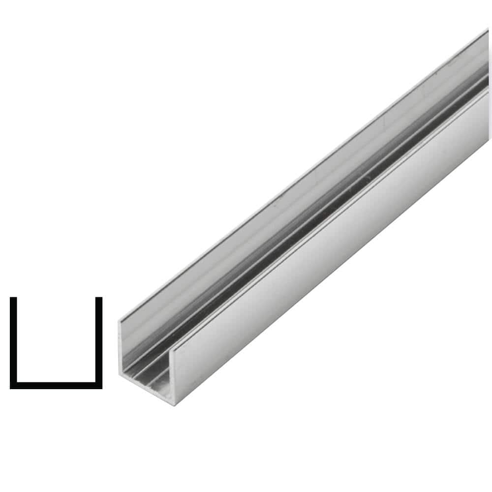 AT 014 5/8 in. D in. x 5/8 in. W x 96 in. L Metal Mira Gray U-Channel Drip Cap Moulding (6-Pack) price history on PriceWatchPro