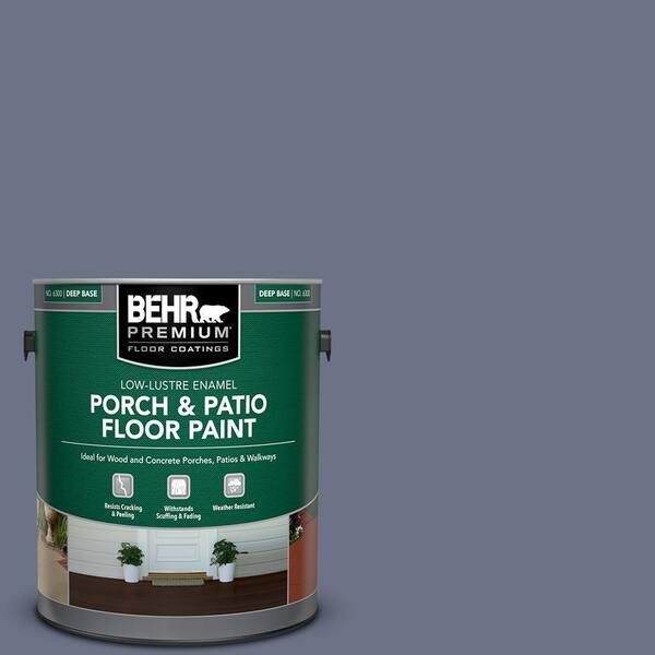 BEHR PREMIUM 1 gal. #PPU16-17 Blue Aura Low-Lustre Enamel Interior/Exterior Porch and Patio Floor Paint