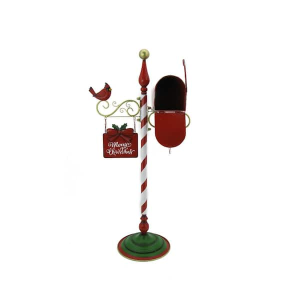 Zaer Ltd. International 42 in. Standing Christmas Mailbox with 