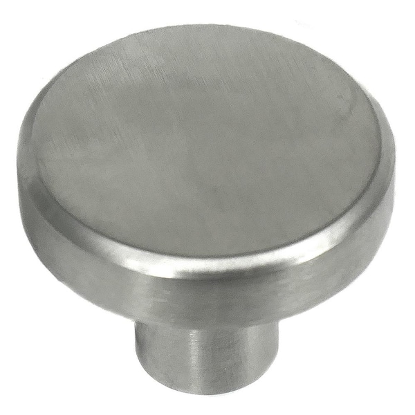 Laurey Melrose 1-1/4 in. Stainless Steel Round Cabinet Knob