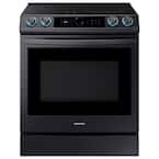 6.3 cu. ft. 4-Element Slide-In Induction Range with Air Fry in Fingerprint Resistant Black Stainless Steel