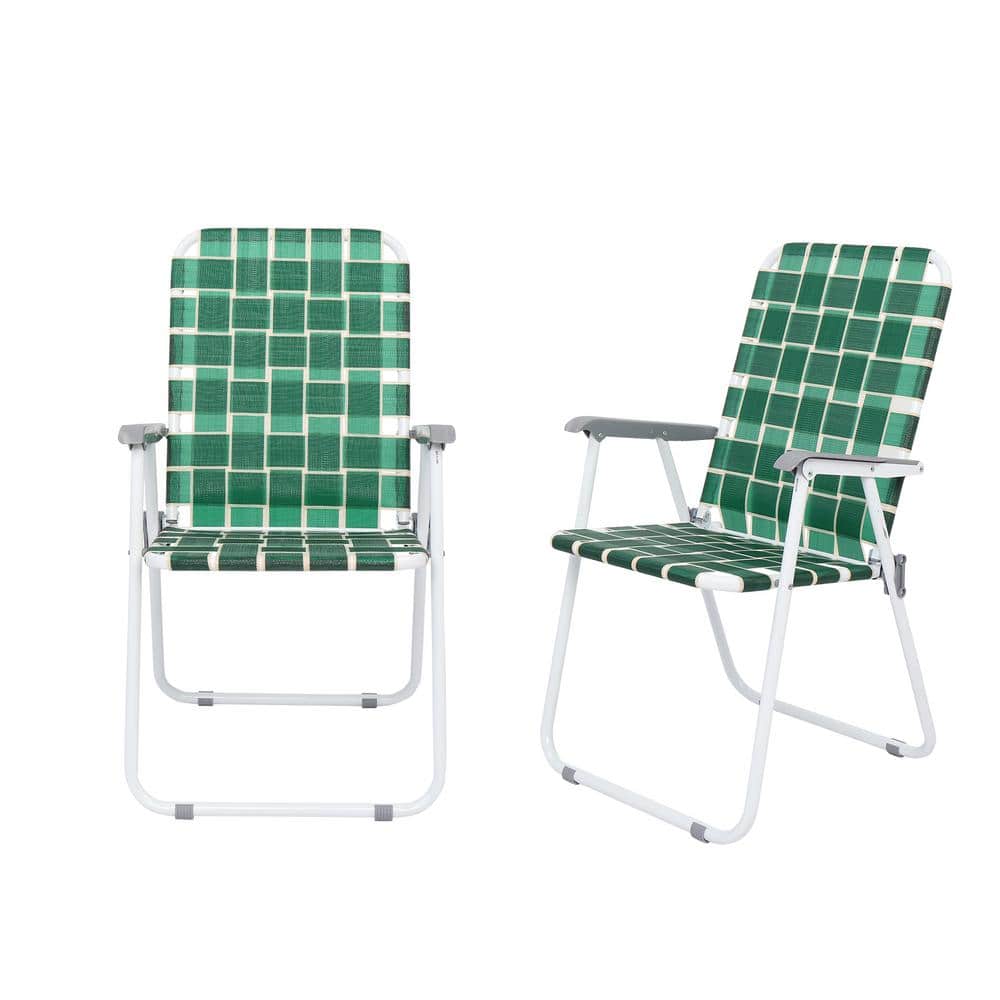 Trademark Innovations Folding Outdoor Beach Camp Chair, 18 L x 31 W x 32  H, Blue