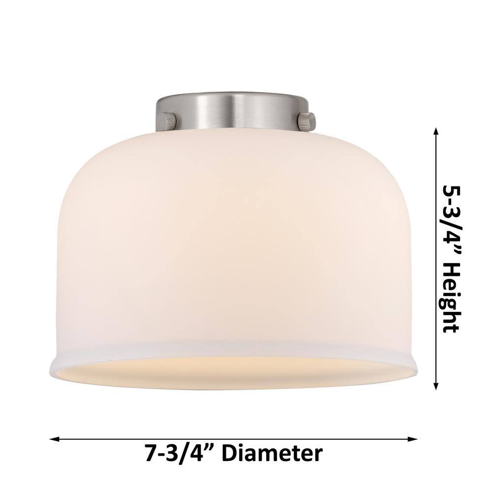 Brushed Brass and Glass Mini Pendant Light