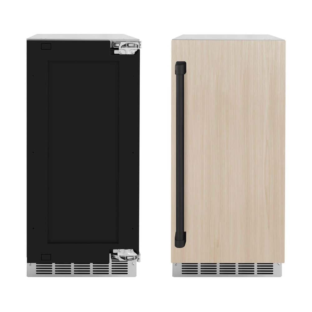 Autograph Edition Touchstone 15 in. 75 lb. Nugget Ice Maker with Panel Ready Door and Matte Black Handle