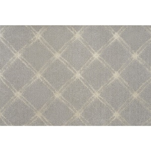 Solitaire Chrome Custom Area Rug with Pad