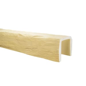 6-5/8 in. x 7-1/2 in. x 12.75 ft. Unfinished Hand Hewn Faux Wood Beam