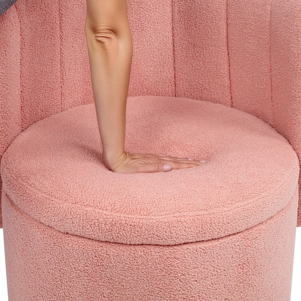 Seafuloy 28.95 in. 360° Swivel Boucle Accent Chair/Sofa