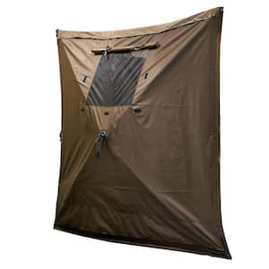 Portable Canopy Shelter Tent, Brown with Quick Set Wind and Sun Panels (6 -Pack)