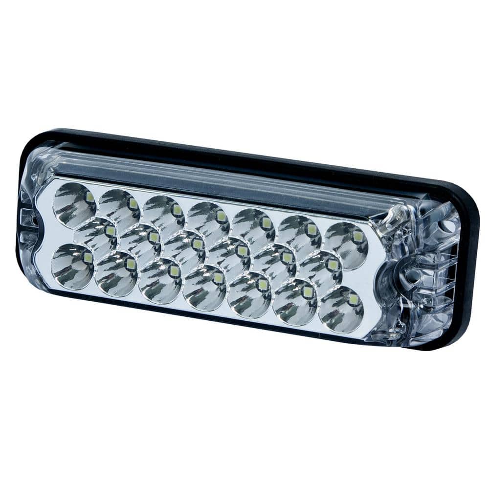 CALL US (800) 761-1700 Directional LED: Tri-color, surface mount, 12-24VDC,  12 flash patterns, blue/amber/white