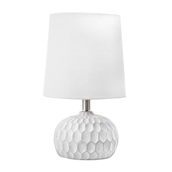 nuLOOM Aspen 15 in. Ivory Contemporary Table Lamp with Shade