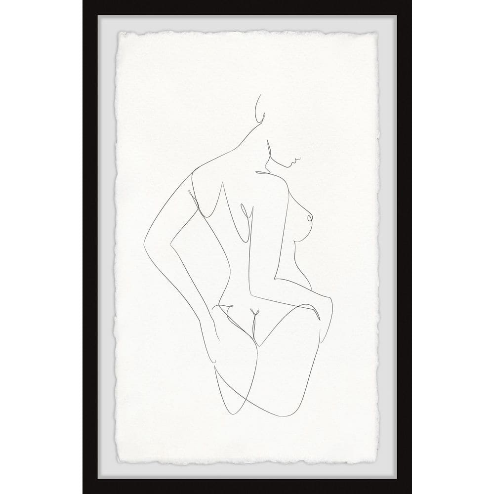 I Will Stay by Marmont Hill Framed People Art Print 18 in. x 12 in.