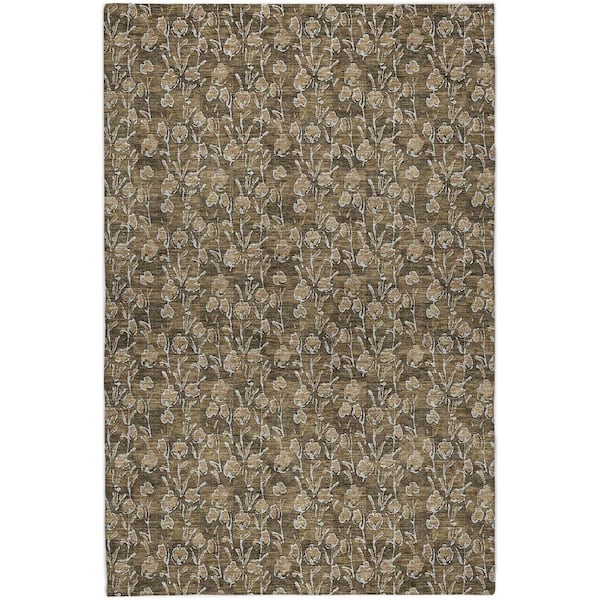 Dream Shag Premium Machine Washable Abstract ADS692 Gray 8 ft. x 10 ft. Area Rug