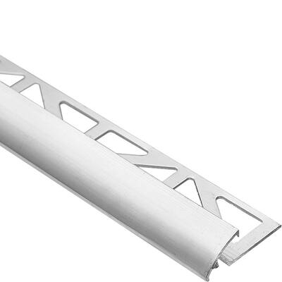 Duratrans Profile 7/16 in. x 96 in. Natural Aluminum Silver Transition Strip