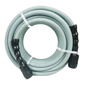 1/4 in. x 100 ft. 3000 PSI Rubber Pressure Washer Hose, Non-Marking with M22 Fittings