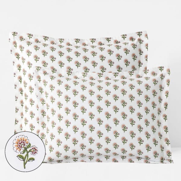 Company Cotton Suhana Garment Wash Caramel Cotton Percale Standard Sham