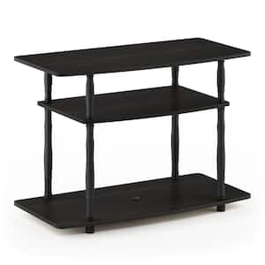 Turn-N-Tube Espresso/Black TV Stand Entertainment Center Fits TV's up to 32 in. with Classic Tubes