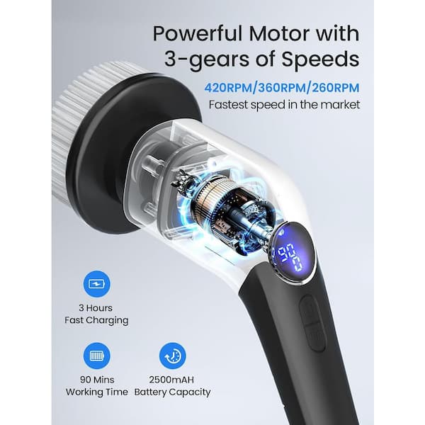 Handheld Power Scrubber with 4 Replaceable Brush Heads $50.99, FREE FOR   USA PRODUCT TESTERS, DM Me If You Are Interested : r/ReviewRequests