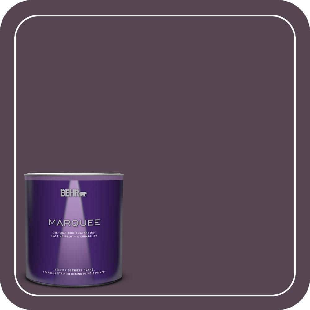 Baritone Color BEHR MARQUEE 1 qt. #680F-7 Baritone Eggshell Enamel Interior Paint ...