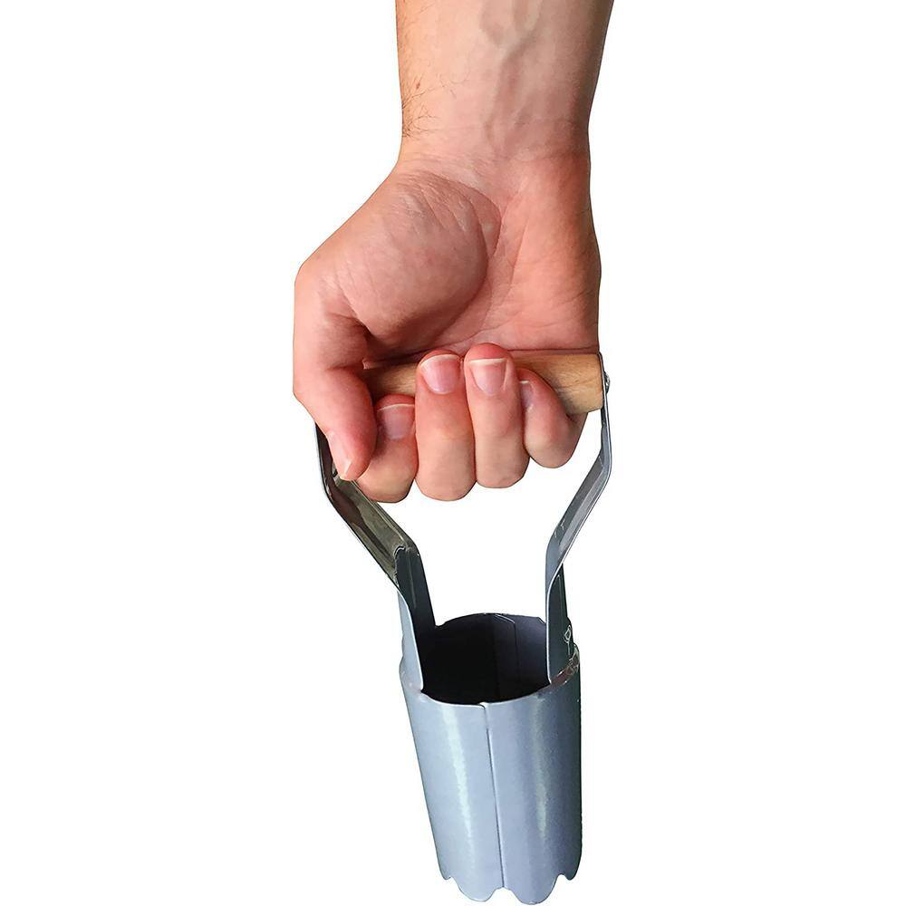 Classic High Carbon Steel Bulb Planter with Wood Handle