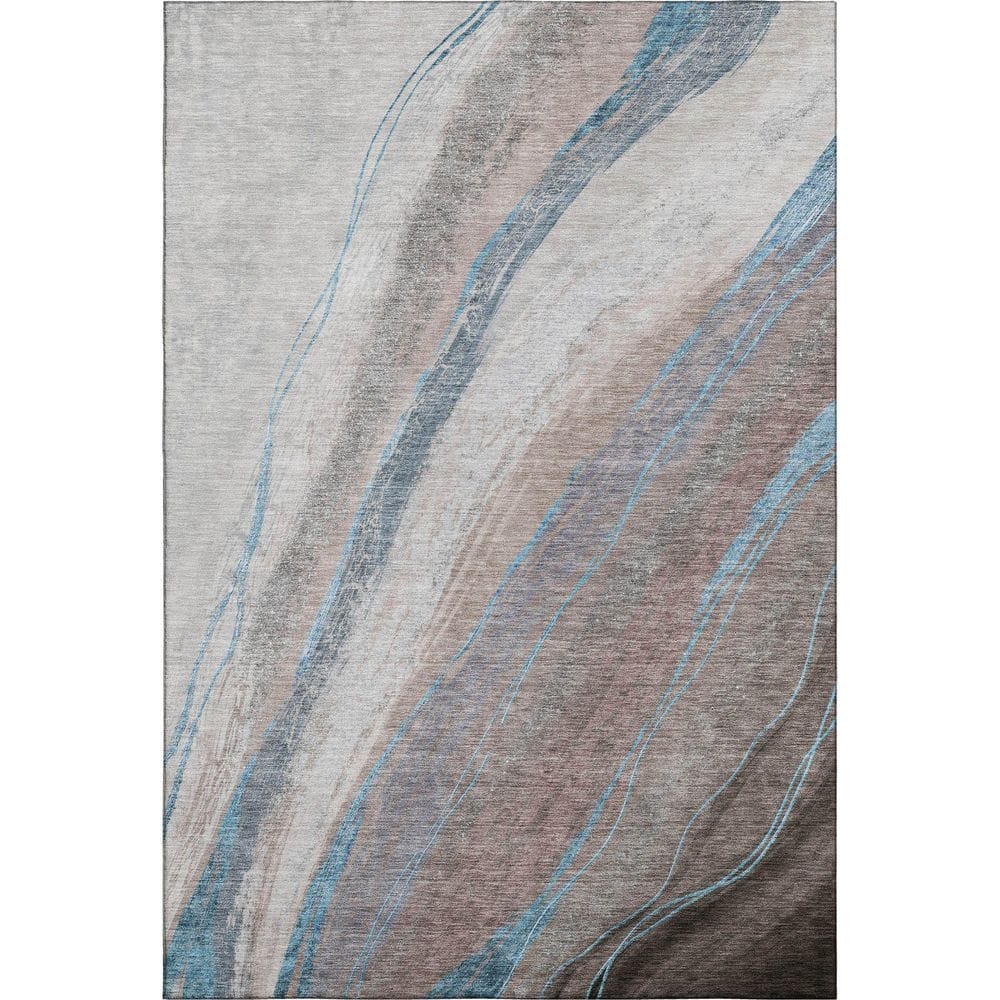 Mayfield Premium Machine Washable Abstract AMF2036 Brown 3 ft. x 4 ft. Area Rug price history on PriceWatchPro