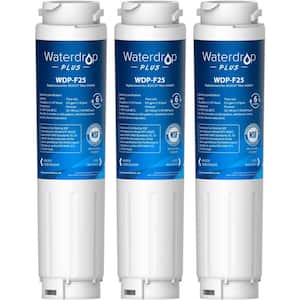 NSF 401 and 53 and 42 Certified Refrigerator Water Filter, Reducing PFAS, 3 Filters