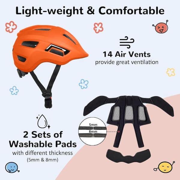 Toddler/Kids Bike Helmet, Adjustable and Multi-Sport, from Infant to  Schoolchild B0DDKLZY46 - The Home Depot