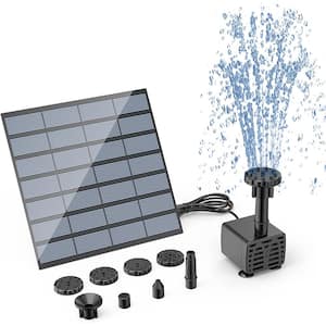 DIY Solar Water Pump Kit, Solar Powered Water Fountain Pump
