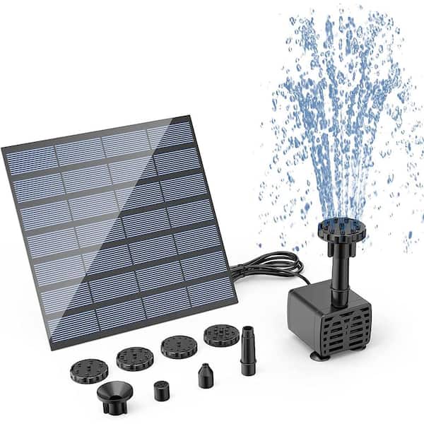 Cubilan DIY Solar Water Pump Kit, Solar Powered Water Fountain Pump