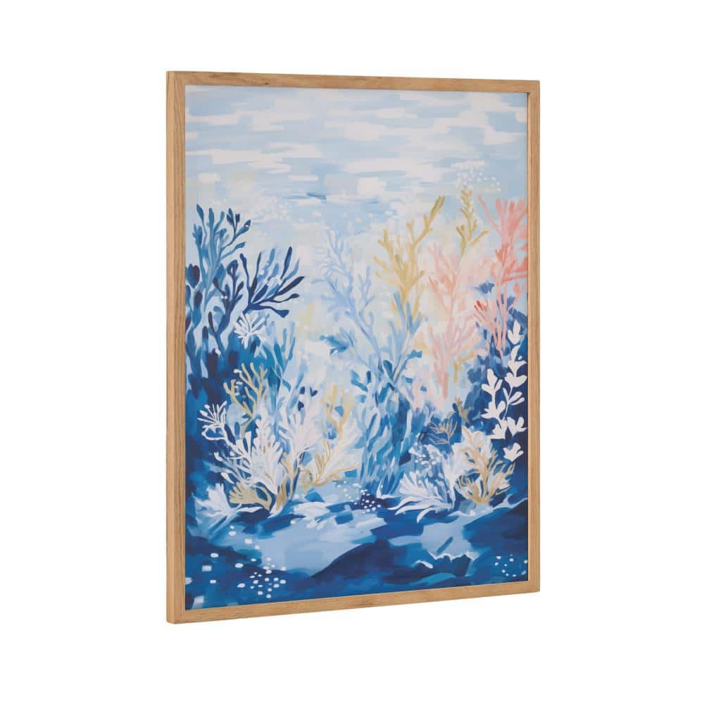 Natural Framed Underwater Ocean Landscape Print, 16x20