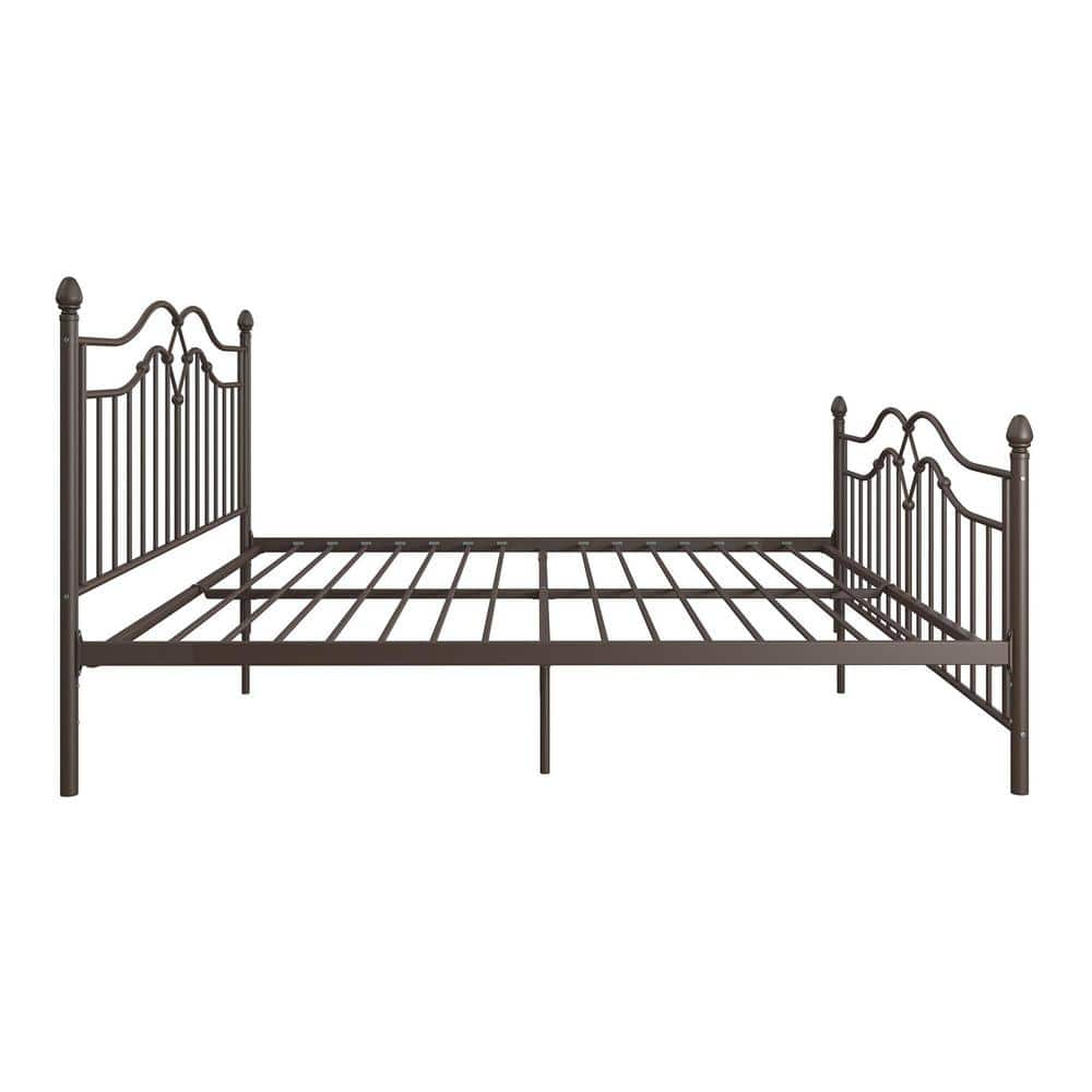 Buy Tatiana Bronze King Size Bed Frame Online At Lowest Price In India. 317600072