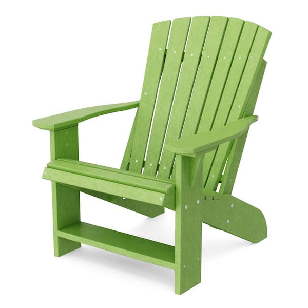 Wildridge Heritage Lime Green Plastic Outdoor Adirondack Chair