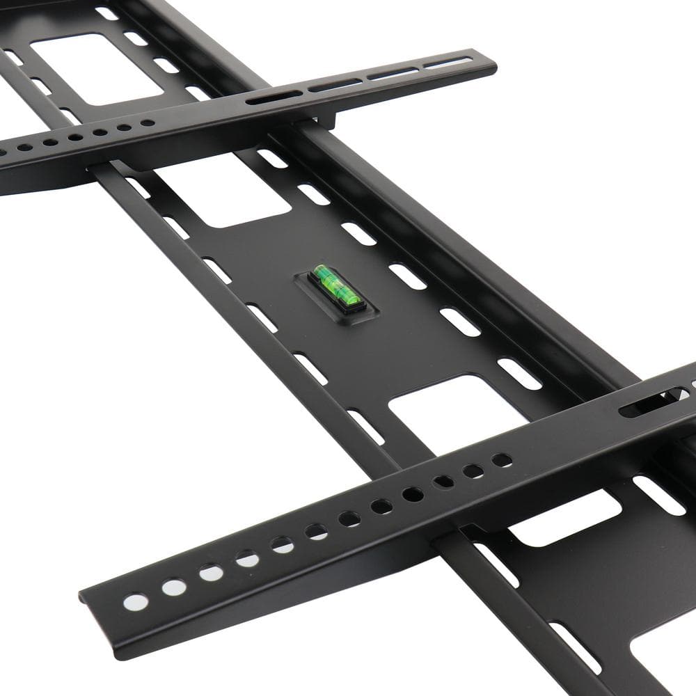 MegaMounts Black Fixed Wall Mount for 37-100 Inch TVs
