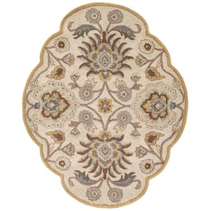Cambrai Taupe 6 ft. x 9 ft. Indoor Area Rug